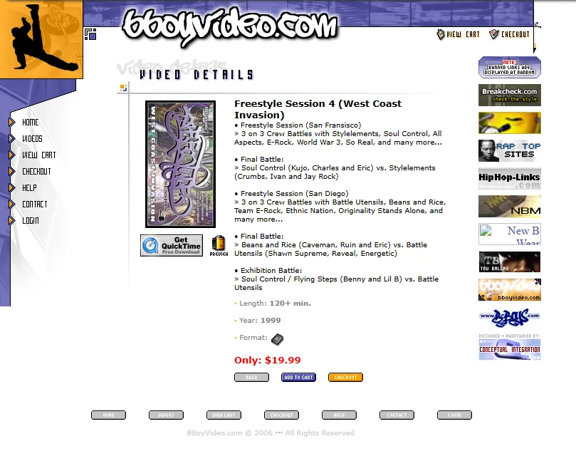 BBoyVideo.com — video details (2001)